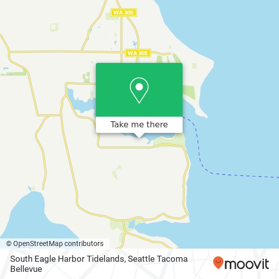 South Eagle Harbor Tidelands map