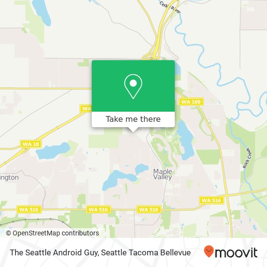 The Seattle Android Guy map