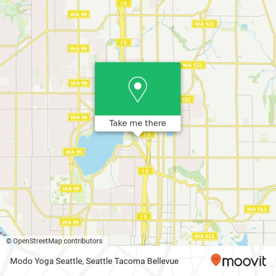 Mapa de Modo Yoga Seattle