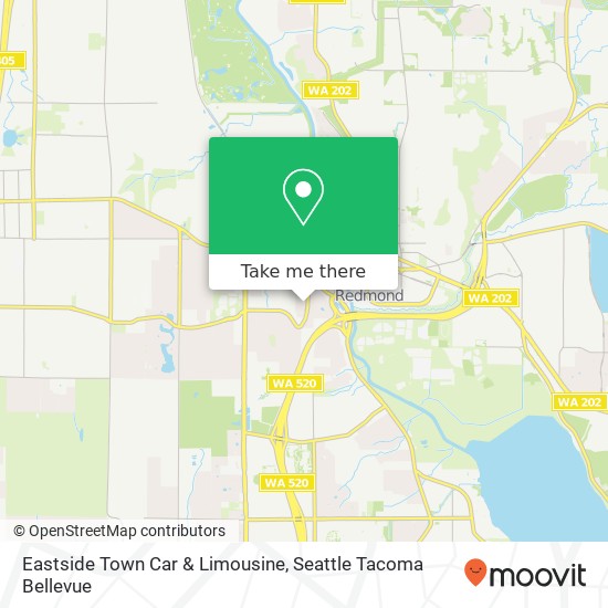 Eastside Town Car & Limousine map
