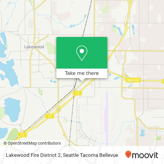 Lakewood Fire District 2 map