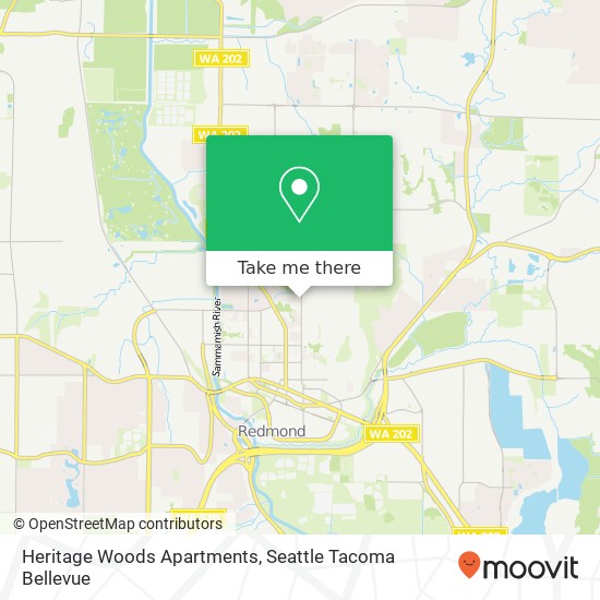 Heritage Woods Apartments map