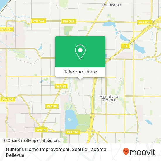 Hunter's Home Improvement map