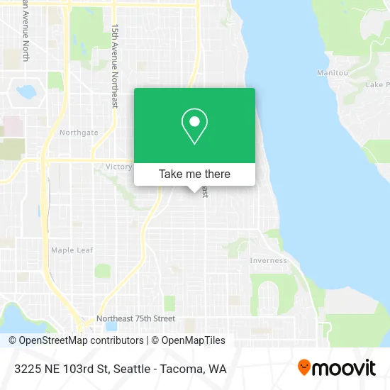 Mapa de 3225 NE 103rd St