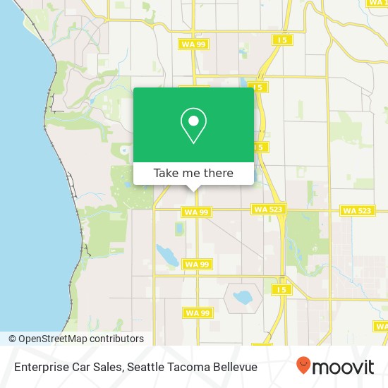 Enterprise Car Sales map