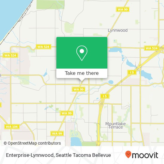 Mapa de Enterprise-Lynnwood