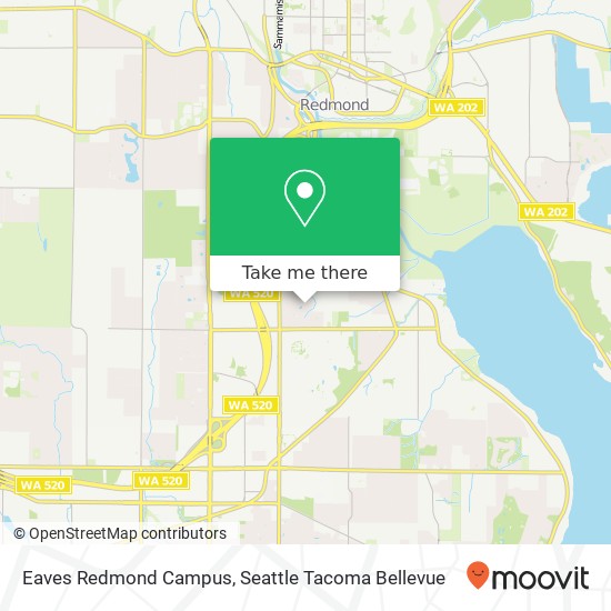 Eaves Redmond Campus map