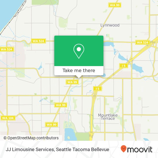 Mapa de JJ Limousine Services