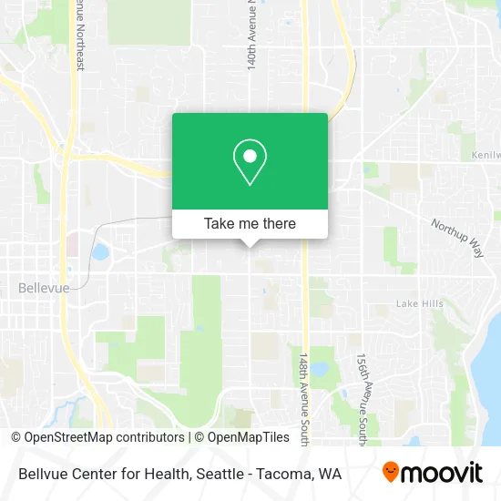 Mapa de Bellvue Center for Health