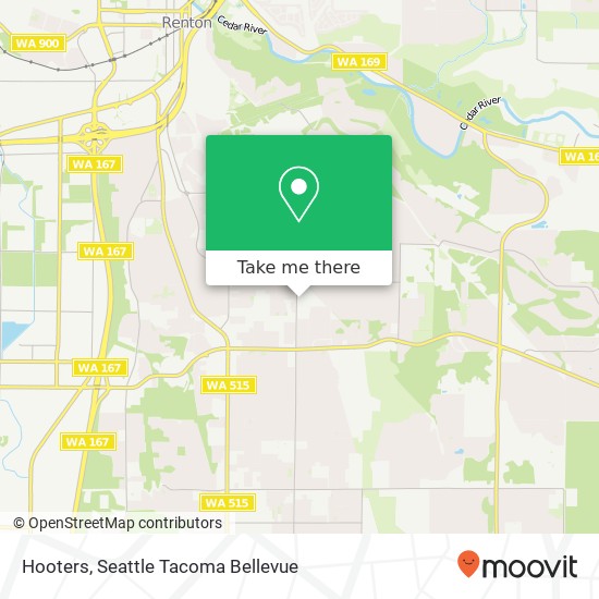 Mapa de Hooters