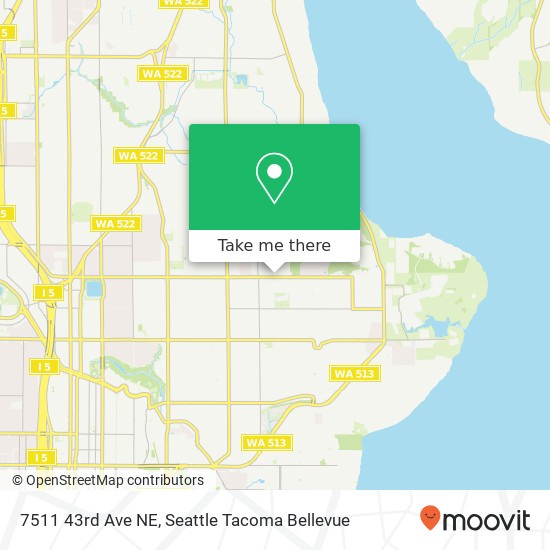 Mapa de 7511 43rd Ave NE