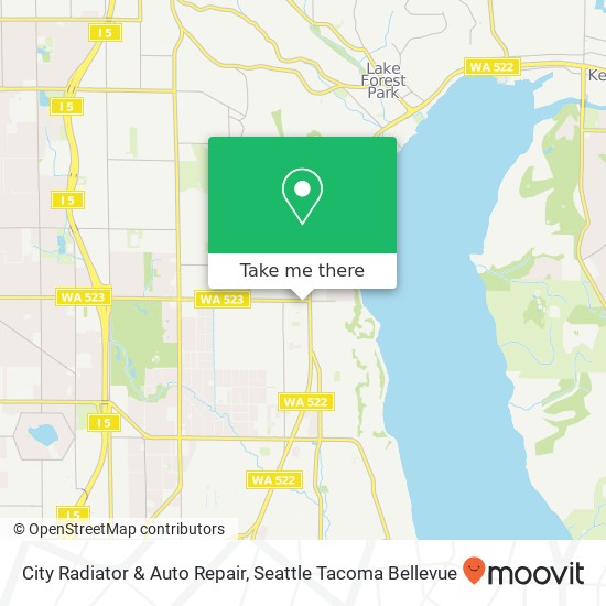 Mapa de City Radiator & Auto Repair