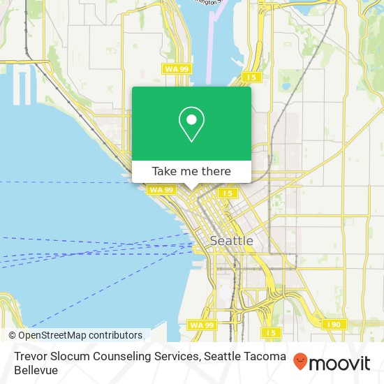Trevor Slocum Counseling Services map