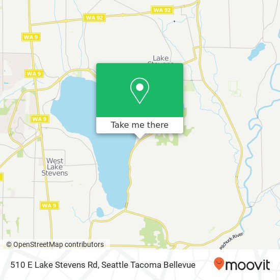 Mapa de 510 E Lake Stevens Rd