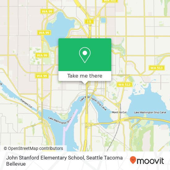 John Stanford Elementary School map