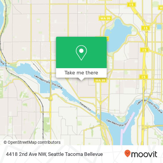 4418 2nd Ave NW map