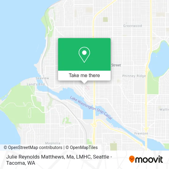 Mapa de Julie Reynolds Matthews, Ma, LMHC