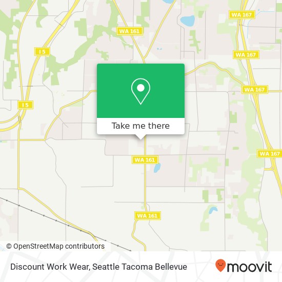 Discount Work Wear map