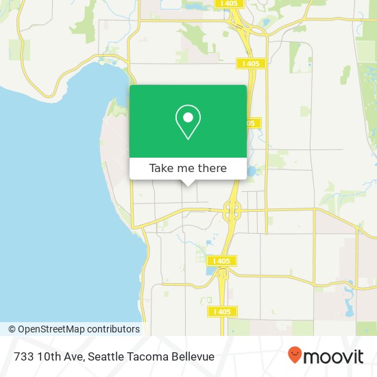Mapa de 733 10th Ave