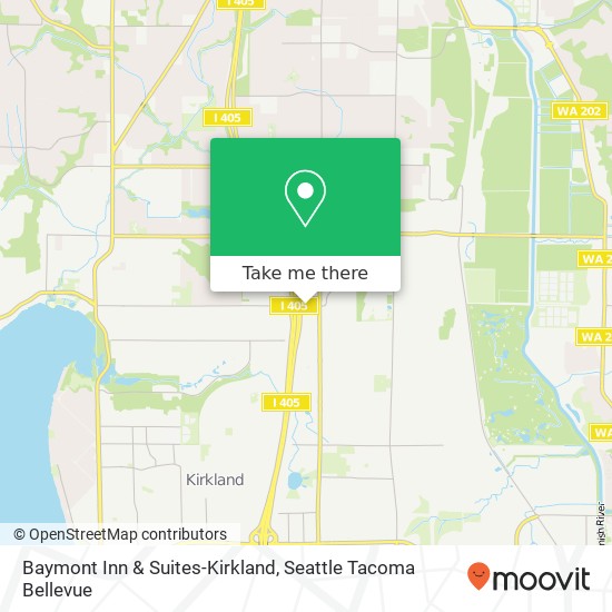 Mapa de Baymont Inn & Suites-Kirkland