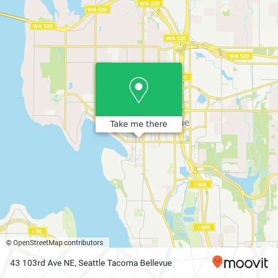 Mapa de 43 103rd Ave NE