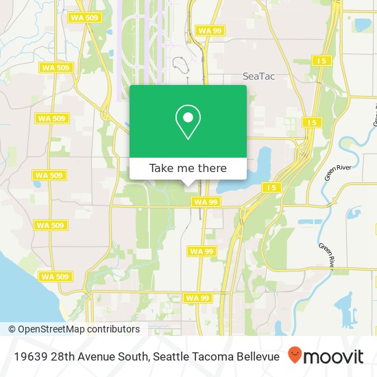 Mapa de 19639 28th Avenue South