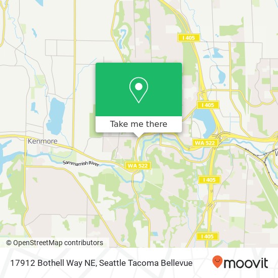 Mapa de 17912 Bothell Way NE