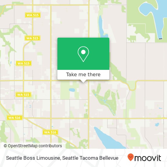Seattle Boss Limousine map