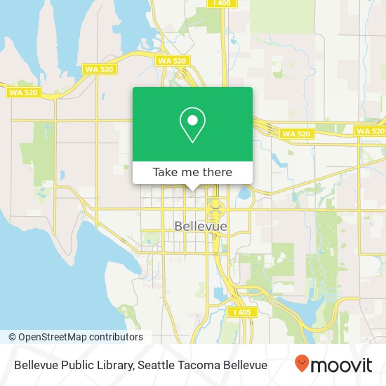 Bellevue Public Library map