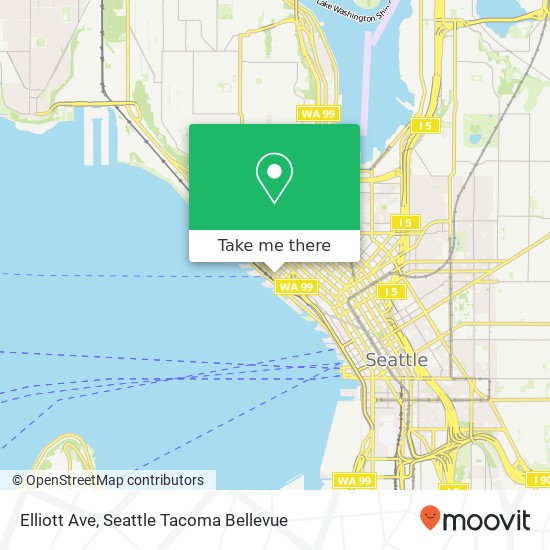 Mapa de Elliott Ave