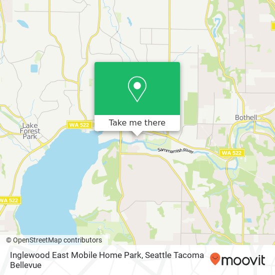 Inglewood East Mobile Home Park map