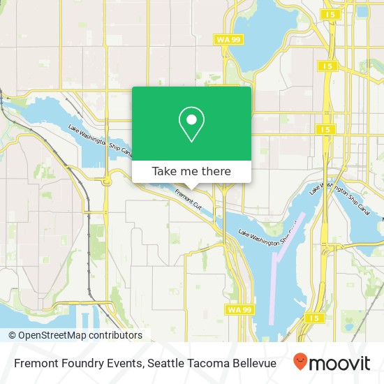 Fremont Foundry Events map