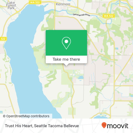 Trust His Heart map