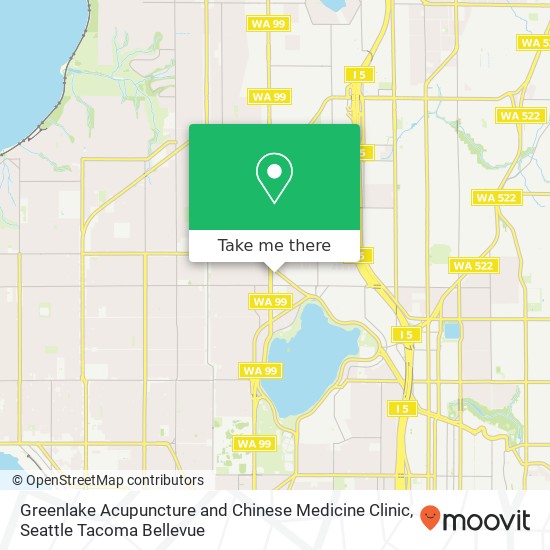 Greenlake Acupuncture and Chinese Medicine Clinic map