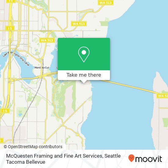 McQuesten Framing and Fine Art Services map
