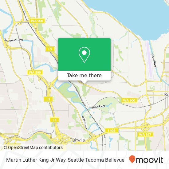 Mapa de Martin Luther King Jr Way