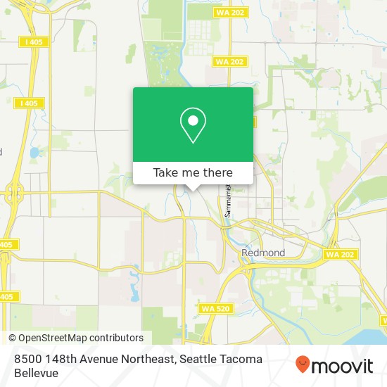 Mapa de 8500 148th Avenue Northeast