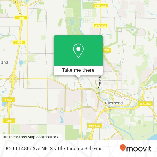 Mapa de 8500 148th Ave NE