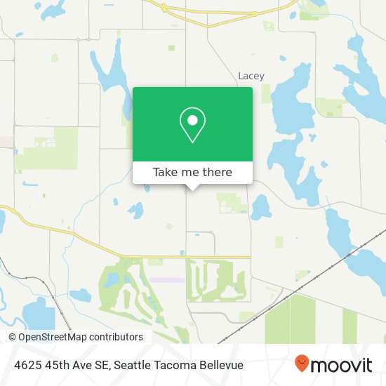 Mapa de 4625 45th Ave SE