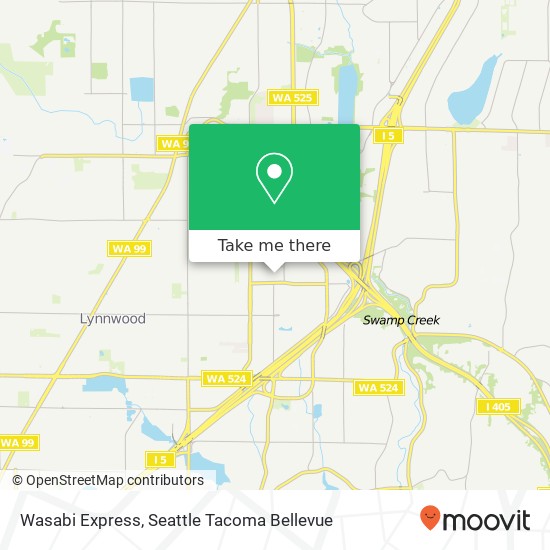 Wasabi Express map