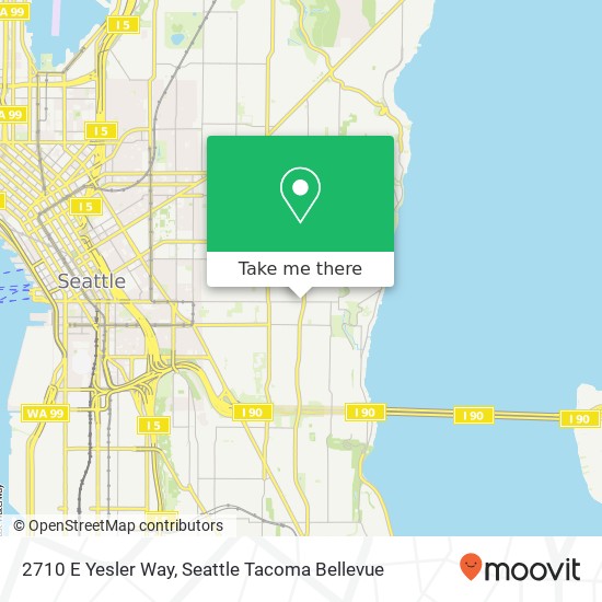 Mapa de 2710 E Yesler Way