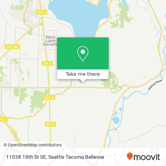 Mapa de 11038 18th St SE