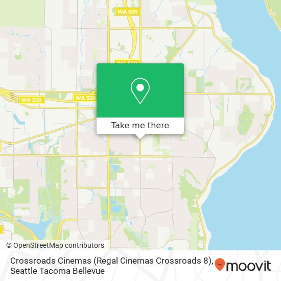 Mapa de Crossroads Cinemas (Regal Cinemas Crossroads 8)
