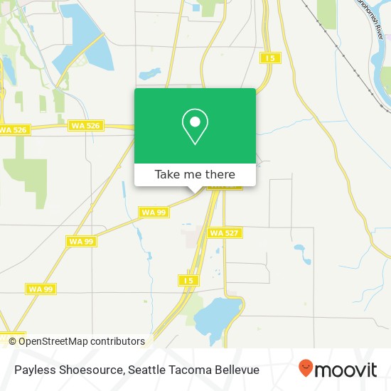 Mapa de Payless Shoesource