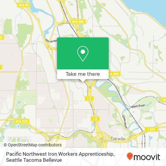 Pacific Northwest Iron Workers Apprenticeship map