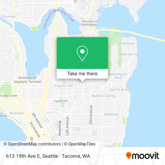 613 19th Ave E map