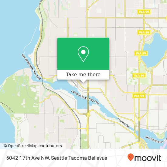 Mapa de 5042 17th Ave NW