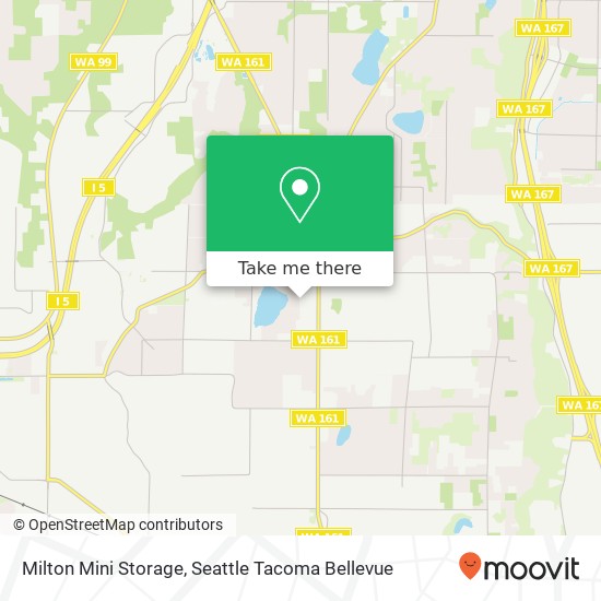 Mapa de Milton Mini Storage