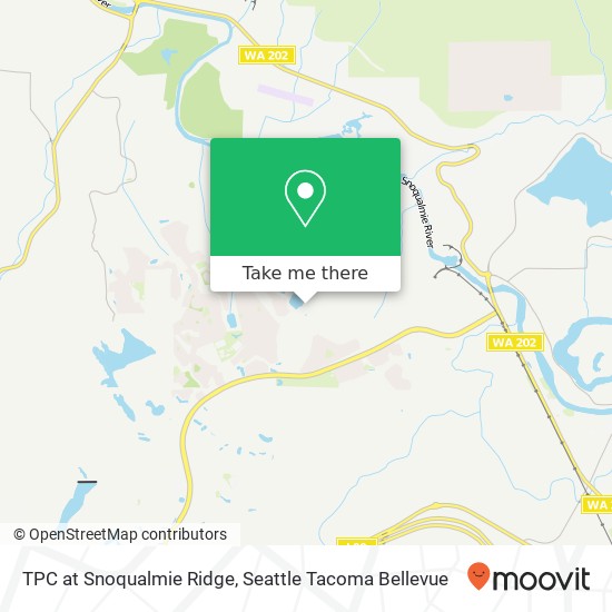 TPC at Snoqualmie Ridge map