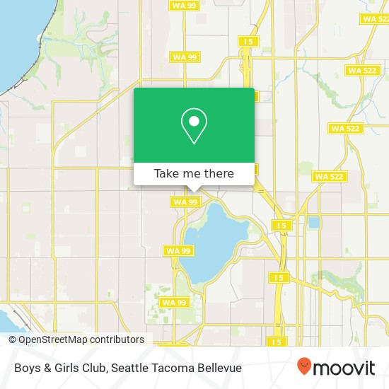 Mapa de Boys & Girls Club